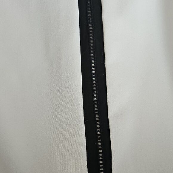 Cream Straight Leg Dress Pants with Tailored Fit - Picture 14 of 16